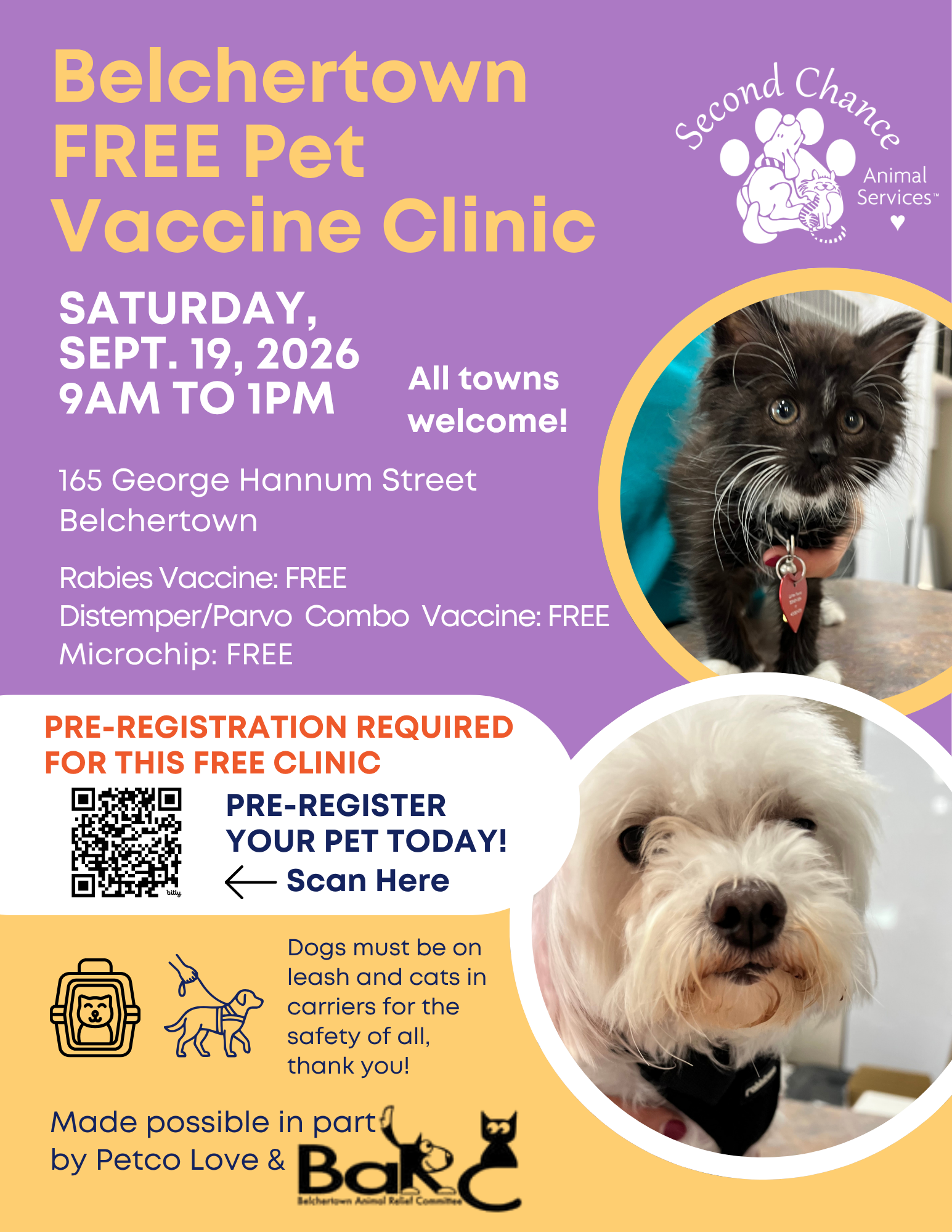 Belchertown Vaccine Clinic 9-19-2026