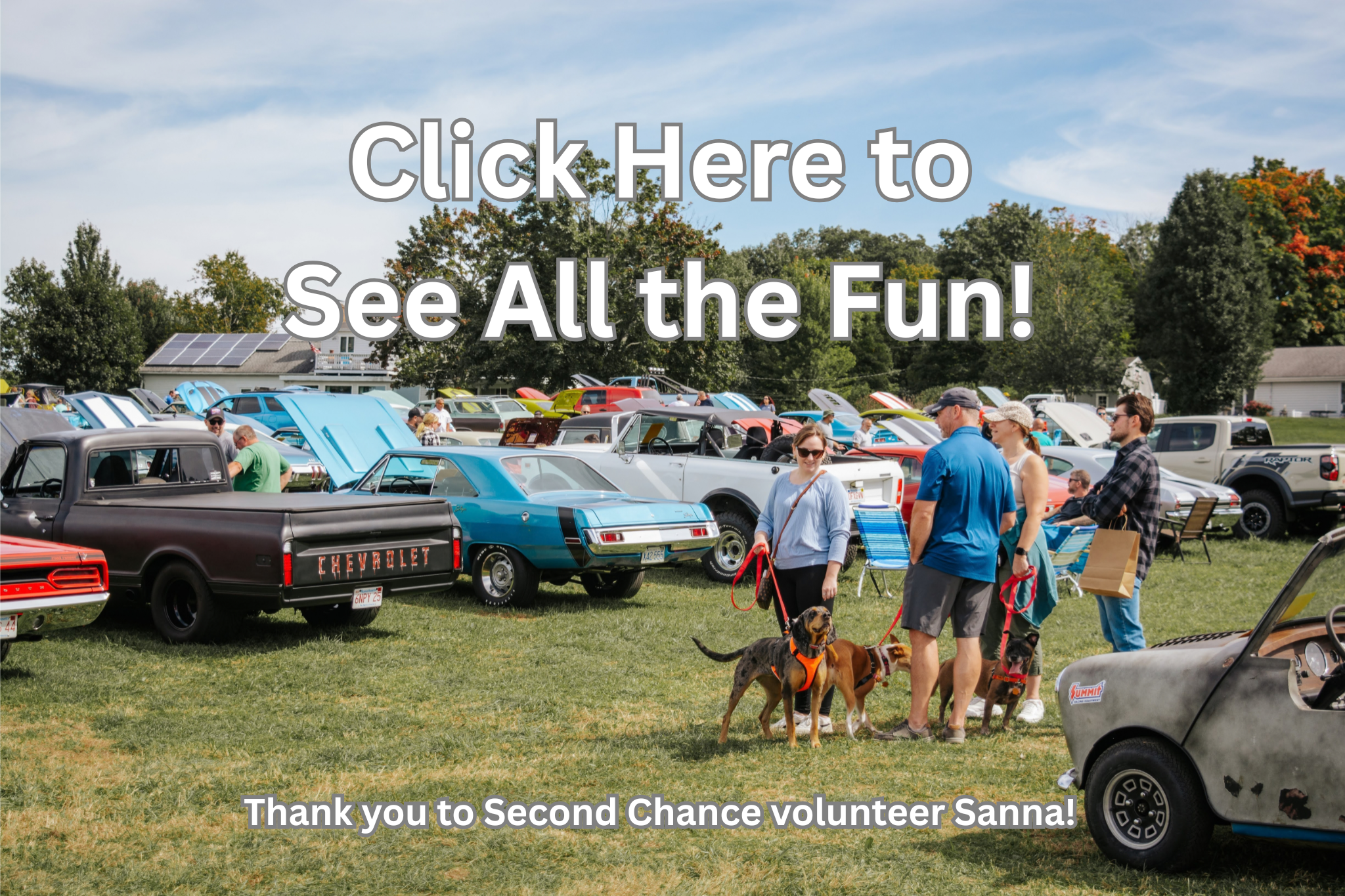 See all the fun! Thank you to Second Chance volunteer Sanna!